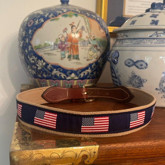 J. BAILEY Buddy Belt - American Flag Belt Sz. L - 24 (6/7) - EUC! - Picture 3 of 5